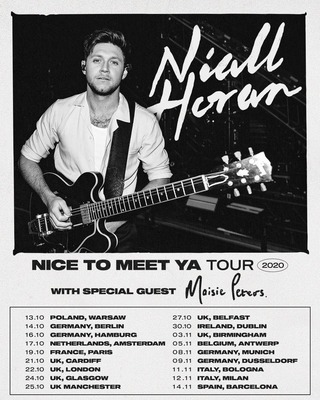 Niall Horan's tour poster.