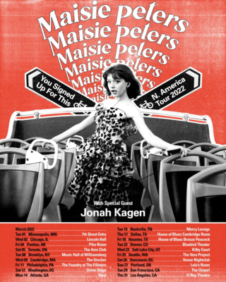 Maisie Peters U.S. Tour Poster.